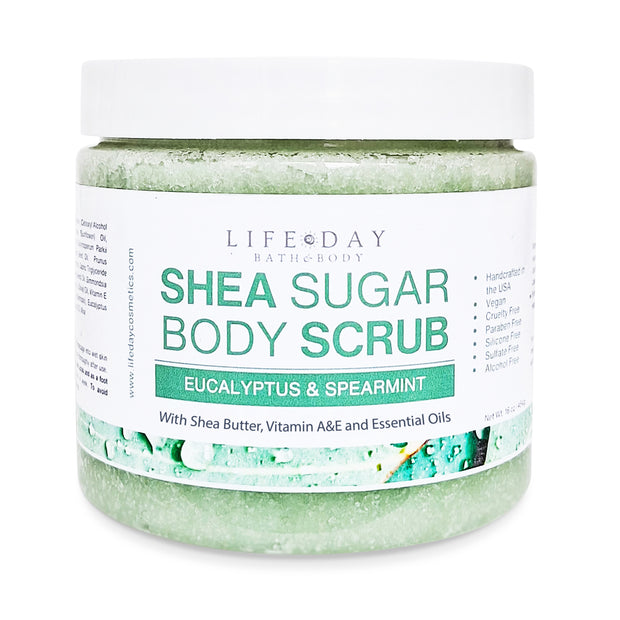 Shea Body Sugar Scrub Eucalyptus & Spearmint