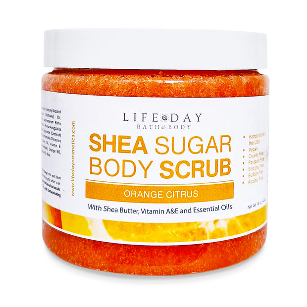 Shea Sugar Body Scrub Orange Citrus